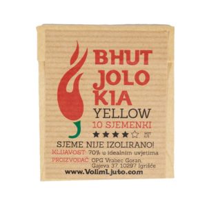 Bhut Jolokia Yellow - Sjemenke chili papričica 4