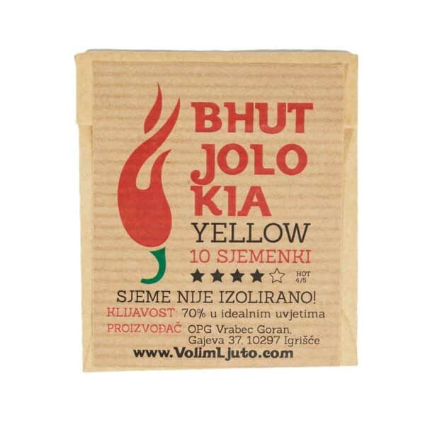 Bhut Jolokia Yellow - Sjemenke chili papričica 3