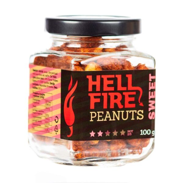 Hellfire Peanuts Sweet ljuti kikiriki 100g 2