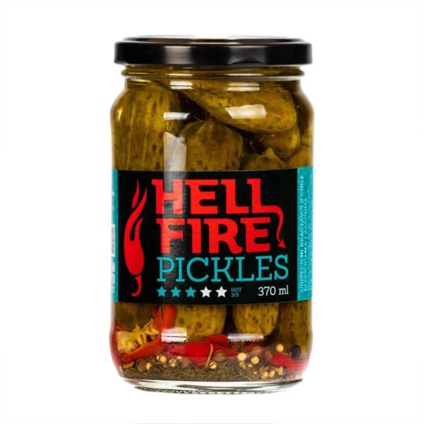 Hellfire pickles ljuti krastavci 370ml 3