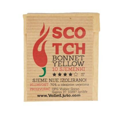 Scotch Bonnet Yellow - Sjemenke chili papričica 5