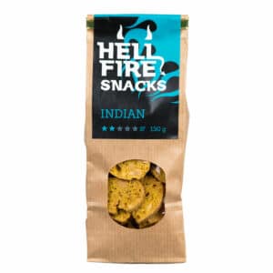 Hellfire Snacks Indian 130g - ljuti slani keksi
