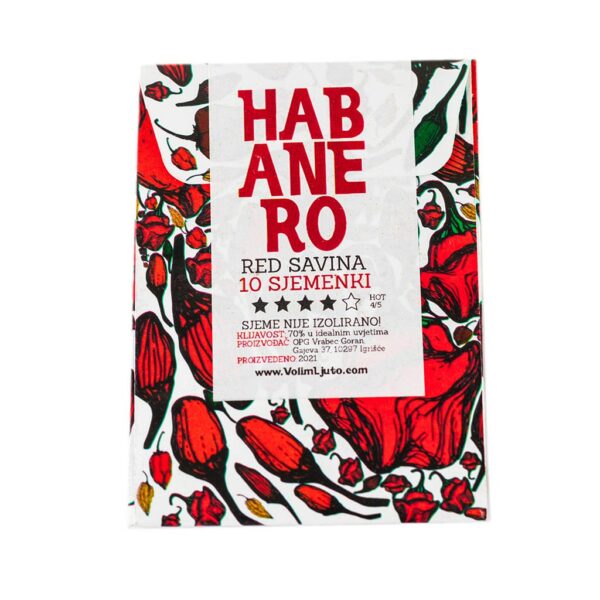 Red Savina Habanero - Sjemenke chili papričica 4