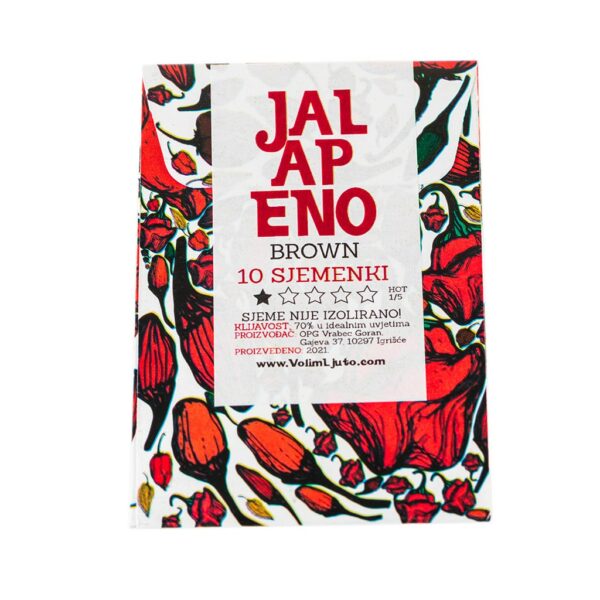 Jalapeno Brown - Sjemenke chili papričica 4