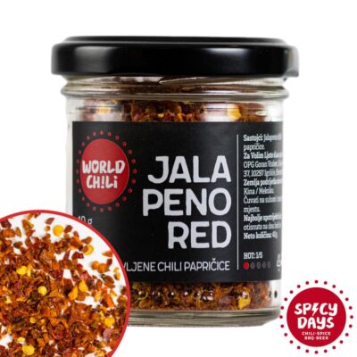 Jalapeno Red sušene drobljene chili papričice 40g 4