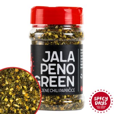Jalapeno Green sušene mrvljene chili papričice 100g
