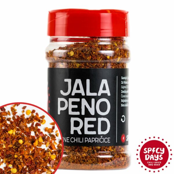 Jalapeno Red sušene mrvljene chili papričice 150g