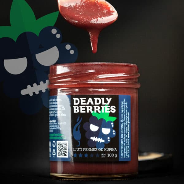 Deadly Berries - ljuti pekmez od kupina 100g 1
