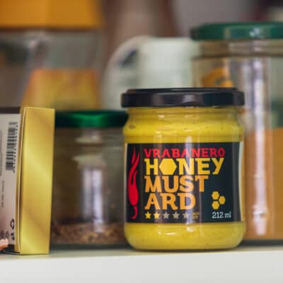 Vrabanero Honey Mustard senf s medom 212ml 7