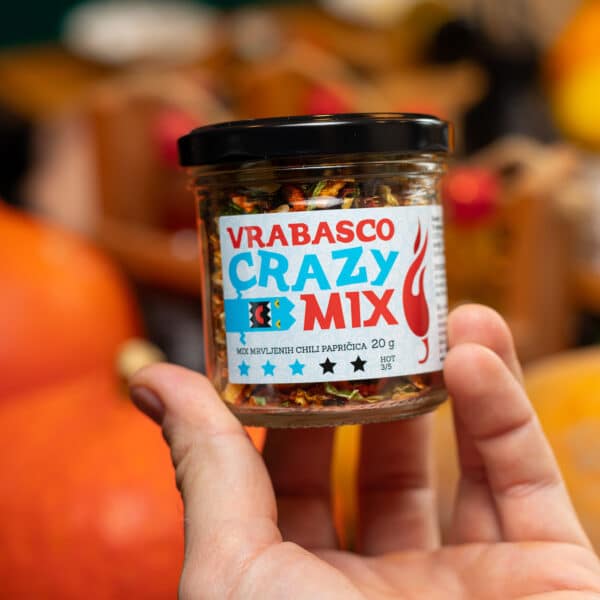 Vrabasco Crazy Mix sušene chili papričice 20g 2