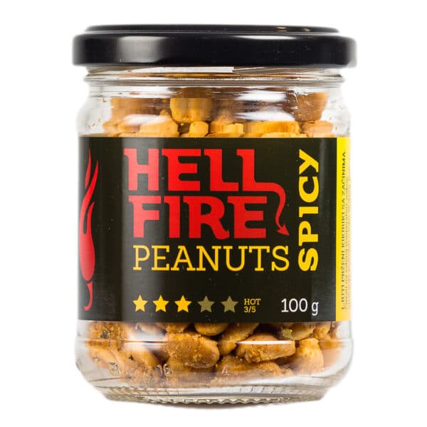 Hellfire Peanuts Spicy ljuti kikiriki 100g 3