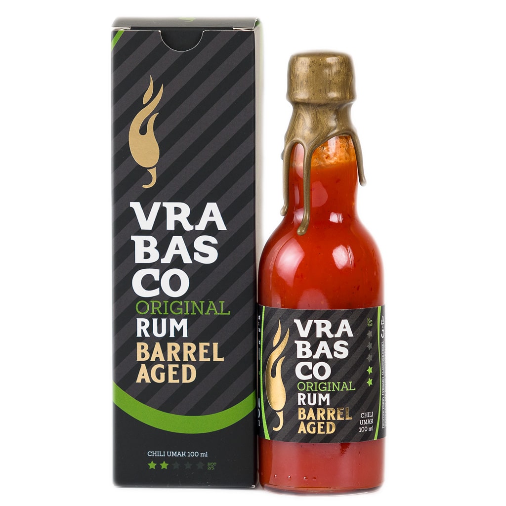 Vrabasco Original Rum barrel aged ljuti umak 100ml 3 Vrabasco Original Rum barrel aged ljuti umak 100ml