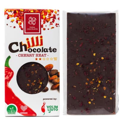 Misija: pronađi božićni poklon za koji ti nije 'svejedno' 75 Vrsna Chilli Chocolate - Cherry Heat ljuta čokolada 70g