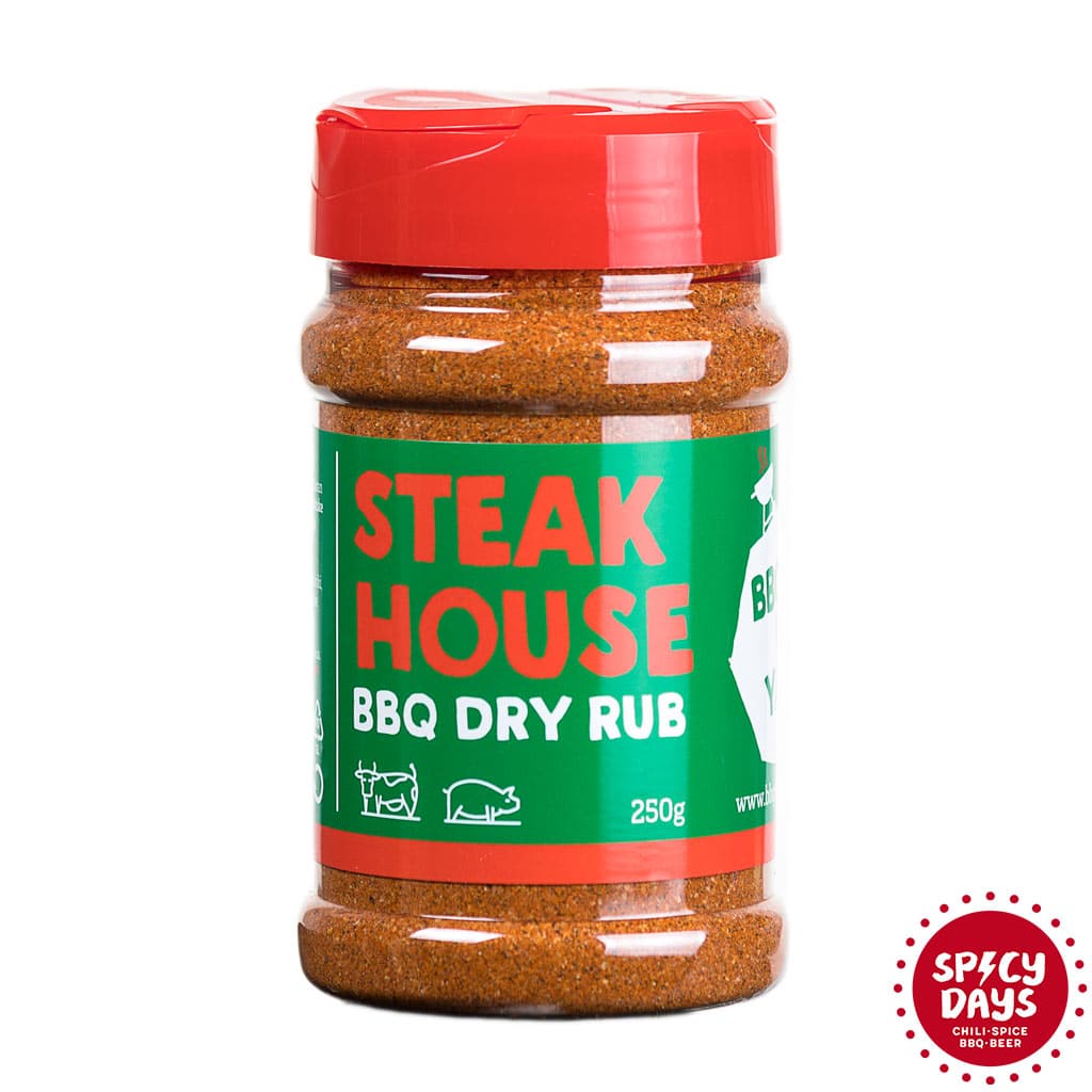 Steakhouse BBQ Dry rub mješavina začina za roštilj 250g 3 Steakhouse BBQ Dry rub mješavina začina za roštilj 250g