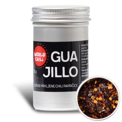 Guajillo sušene drobljene chili papričice 35g