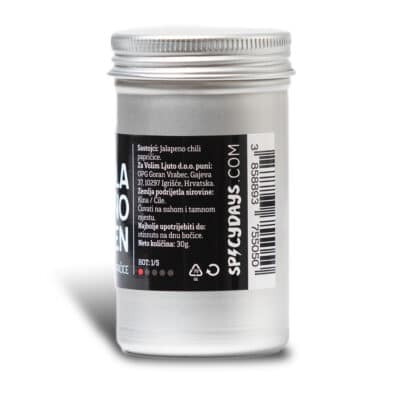 Jalapeno Green sušene drobljene chili papričice 30g