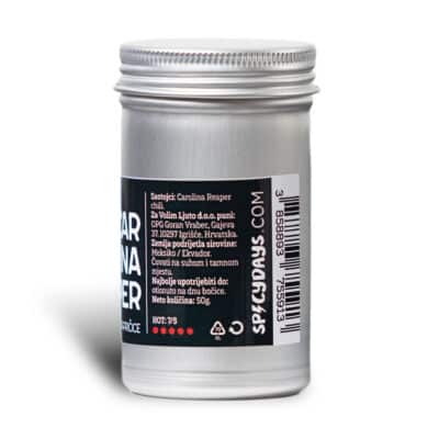 Carolina Reaper mljevene chili papričice 50g