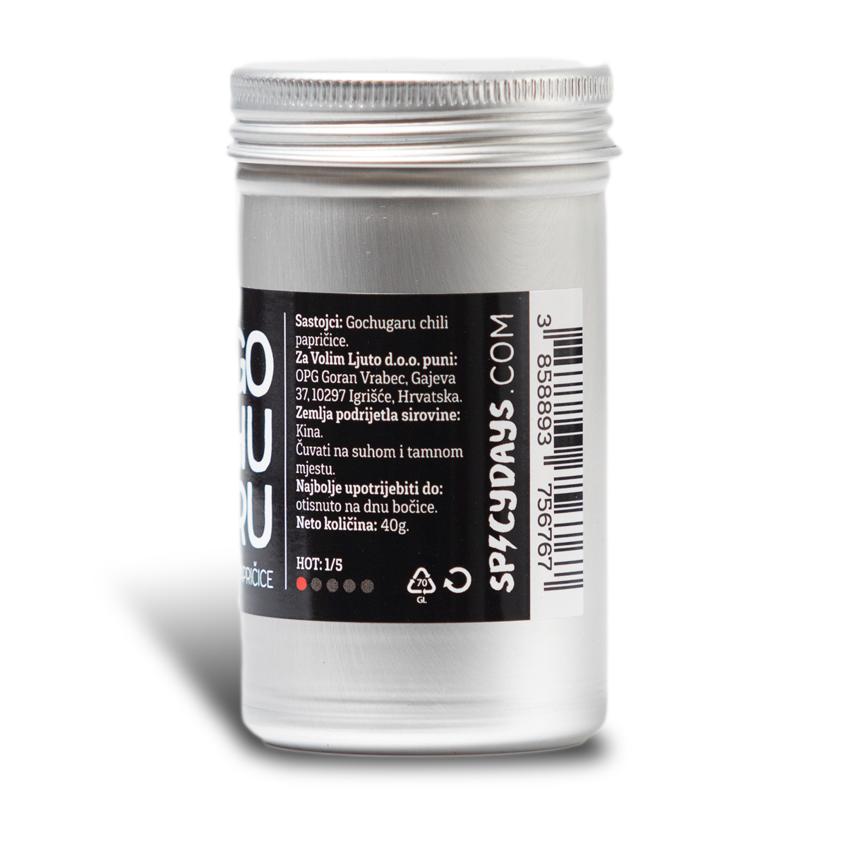 Gochugaru chili papričice sušene i mljevene 40g 4 Gochugaru chili papričice sušene i mljevene 40g