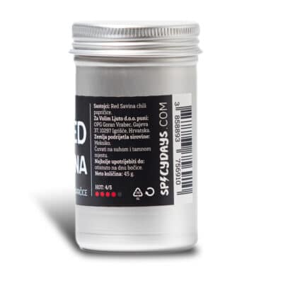 Red Savina sušene mljevene chili papričice 45g