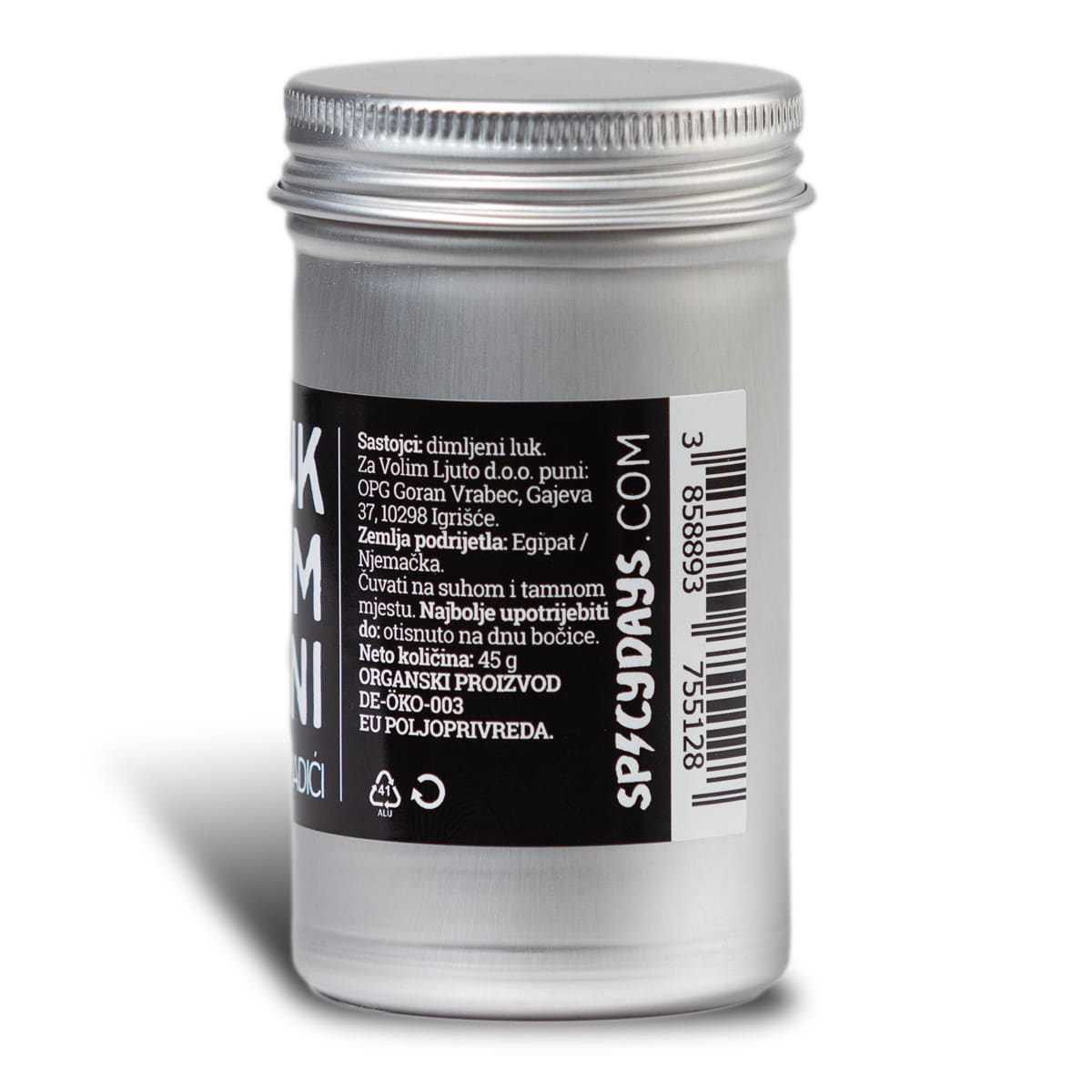 Luk dimljeni komadići 45g BIO 4 Luk dimljeni komadići 45g BIO