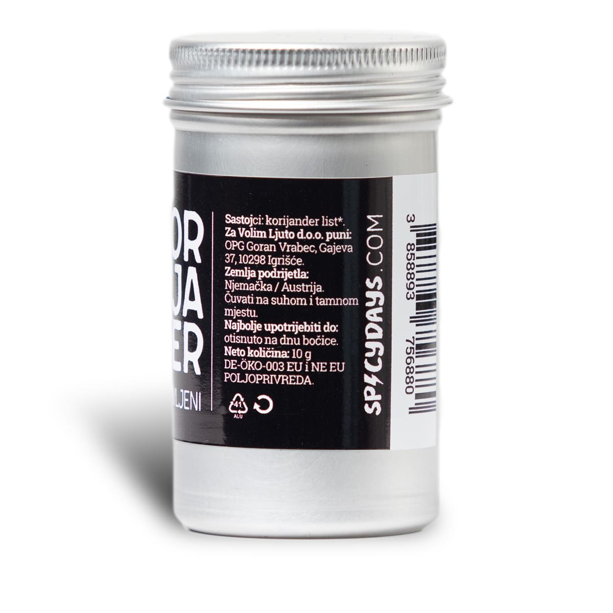 Korijander list mrvljeni BIO 10g 4 Korijander list mrvljeni BIO 10g