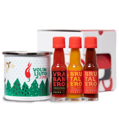Ljuti Xmas Lončić + 3 ljuta umaka poklon paket