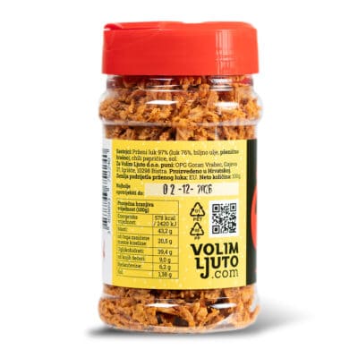 Volim Ljuto - Ljuti umaci, chili papričice, sjemenke chili papričica 20 Hellfire Crispy Onion 100g - ljuti prženi luk