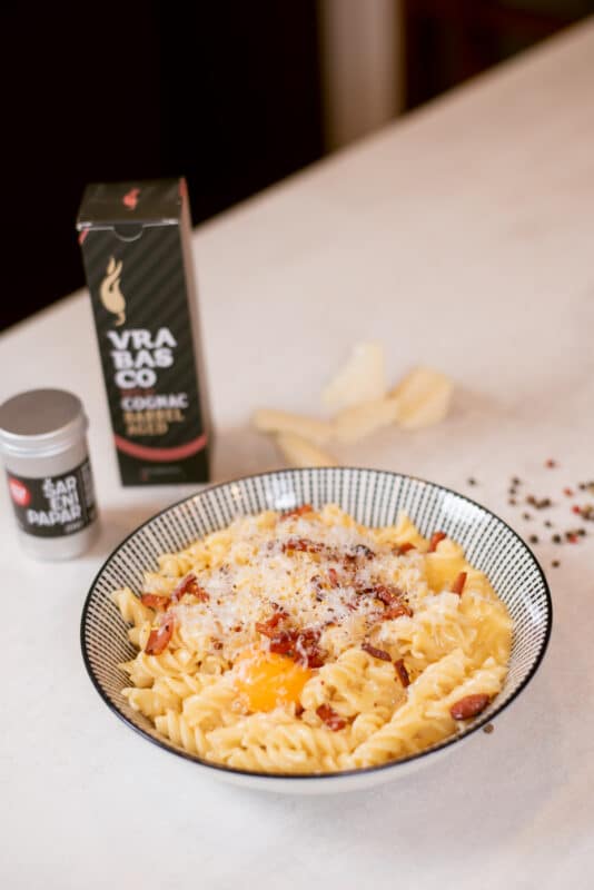 Spicy rimska carbonara gotova dok kažeš Guanciale 3