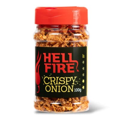 Hellfire Crispy Onion 100g - ljuti prženi luk