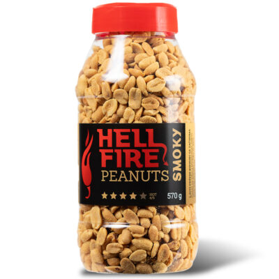 Volim Ljuto - Ljuti umaci, chili papričice, sjemenke chili papričica 22 Hellfire Peanuts Smoky 570g