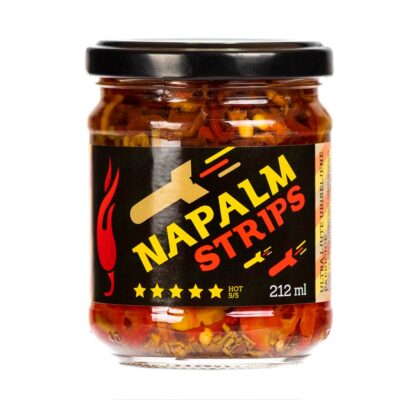 Habanero Red 12 Napalm Strips ukiseljene papričice 212ml