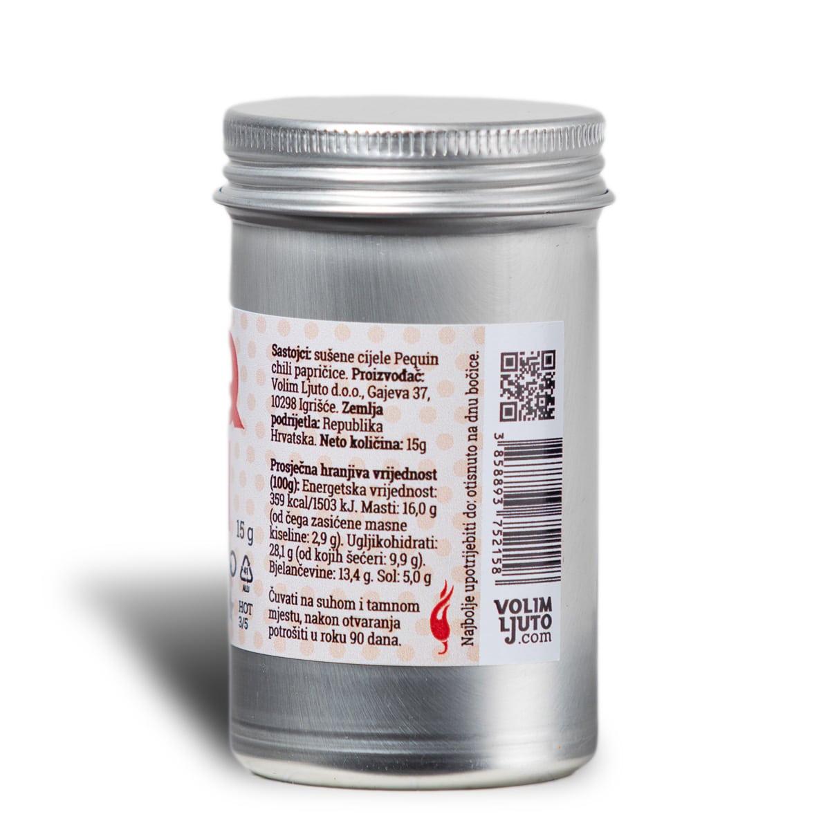 Pequin sušene chili papričice 15g 4 Pequin sušene chili papričice 15g