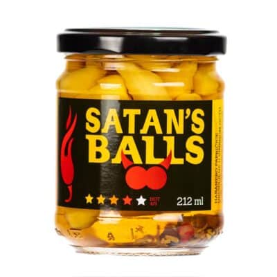 Satan's Balls ukiseljene papričice 212ml