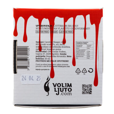 The Reaper ljuti umak u poklon pakiranju 20ml 8 The Reaper ljuti umak u poklon pakiranju 20ml