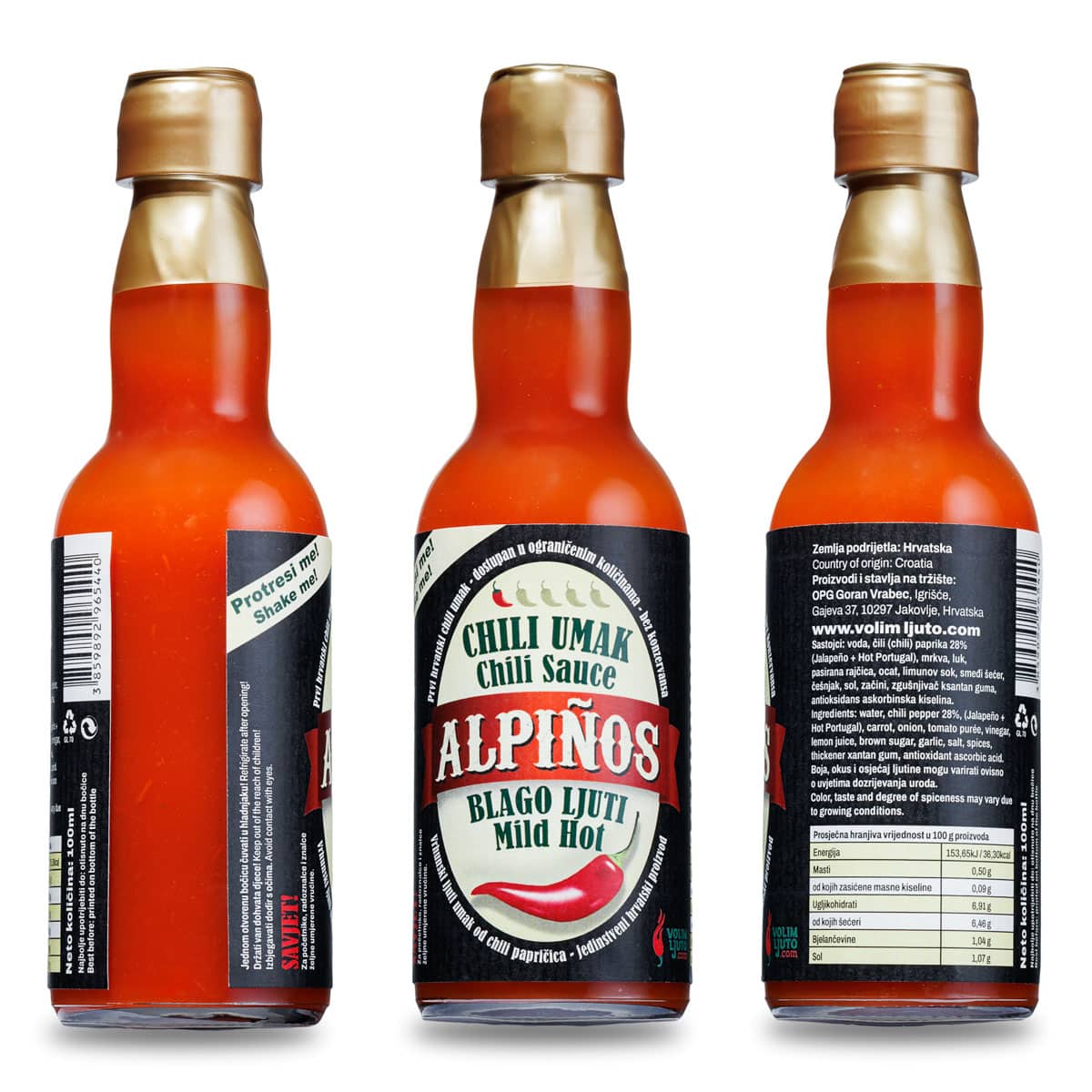 Alpinos Blagi ljuti umak 100ml 4 Alpinos Blagi ljuti umak 100ml