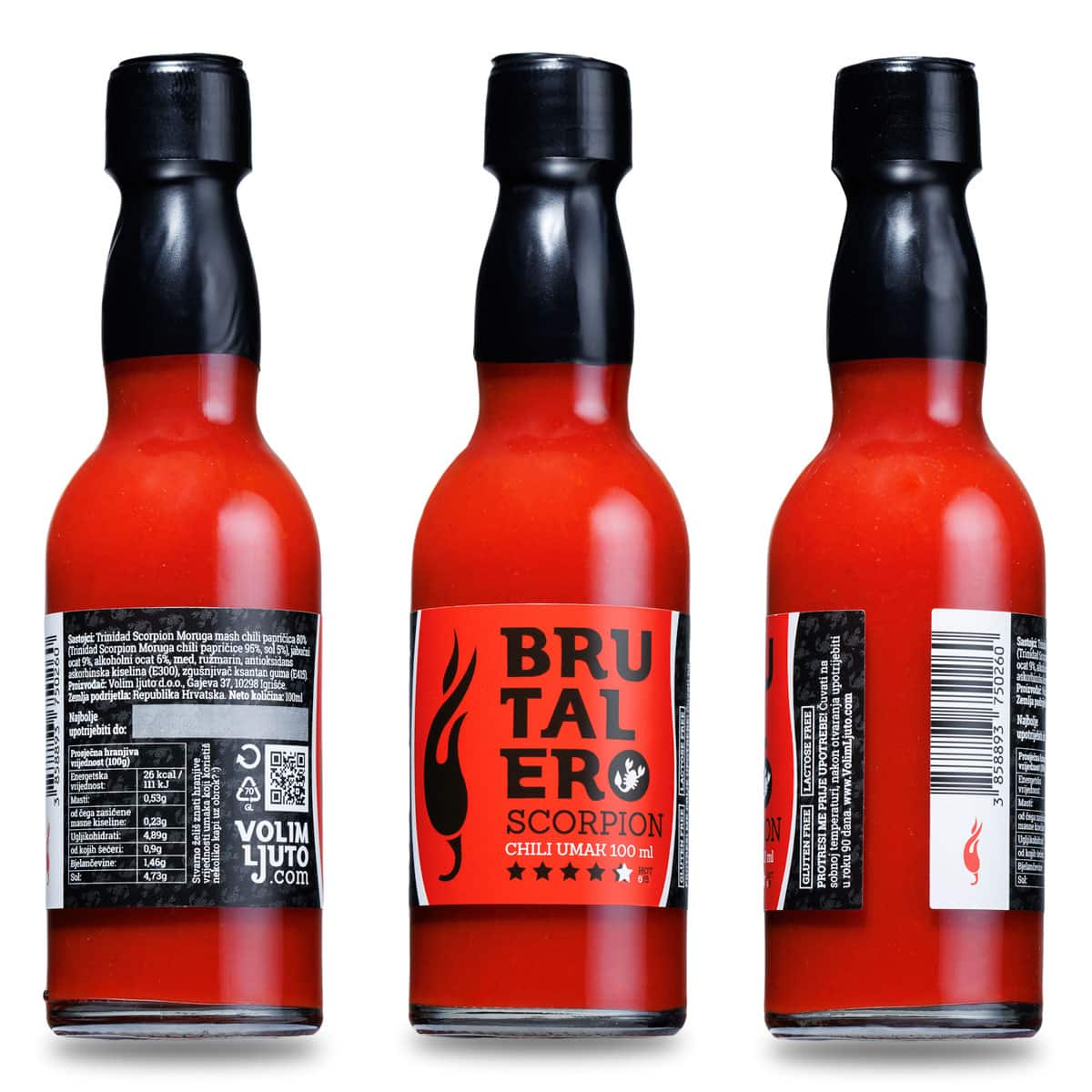 Brutalero Scorpion ljuti umak 100ml 4 Brutalero Scorpion ljuti umak 100ml