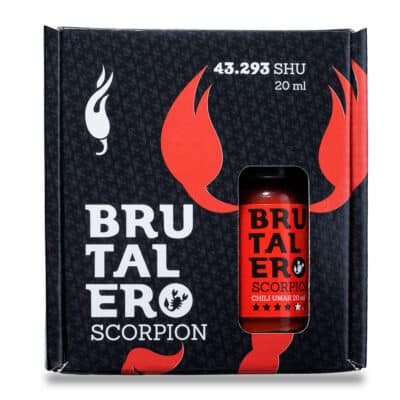 Umaci za kebab 6 Brutalero Scorpion ljuti umak u poklon pakiranju 20ml
