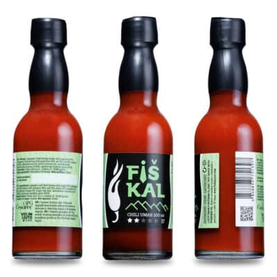 Fiškal - ljuti umak s bučinim uljem 100ml - Volim Ljuto / OPG Cesarec 5 Fiškal - ljuti umak s bučinim uljem 100ml - Volim Ljuto / OPG Cesarec