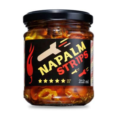 Napalm Strips ukiseljene papričice 212ml