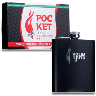 Pocket Rocket - pljoska s ljutim umakom 200ml