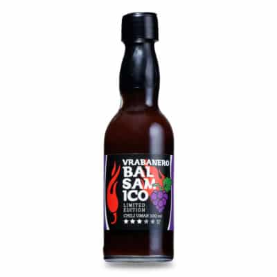 Voćno-ljuti umaci: kad se spoje dva svijeta 108 Vrabanero Balsamico ljuti umak 100ml