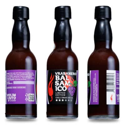 Voćno-ljuti umaci: kad se spoje dva svijeta 109 Vrabanero Balsamico ljuti umak 100ml