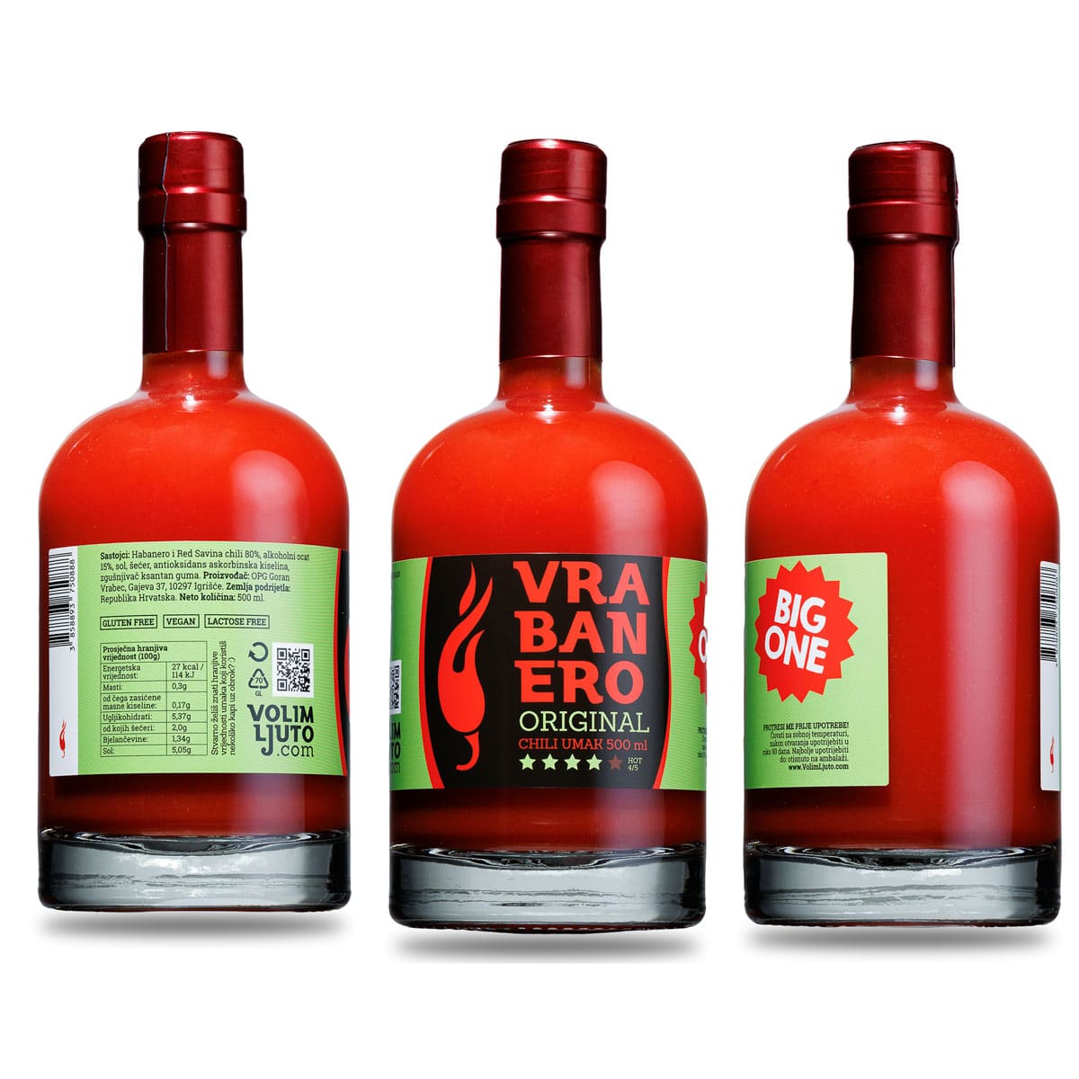 Vrabanero Original Big One ljuti umak 500ml 4 Vrabanero Original Big One ljuti umak 500ml