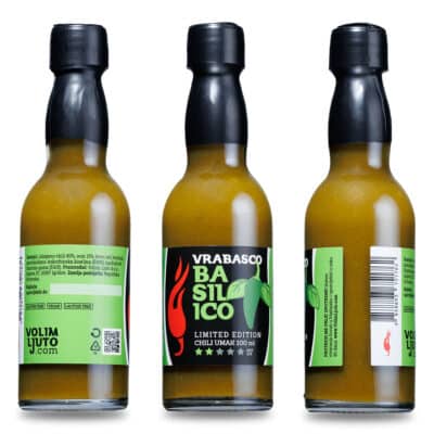 Duksa Bundek (Isto Duksa) - recenzija restorana 33 Vrabasco Basilico ljuti umak 100ml