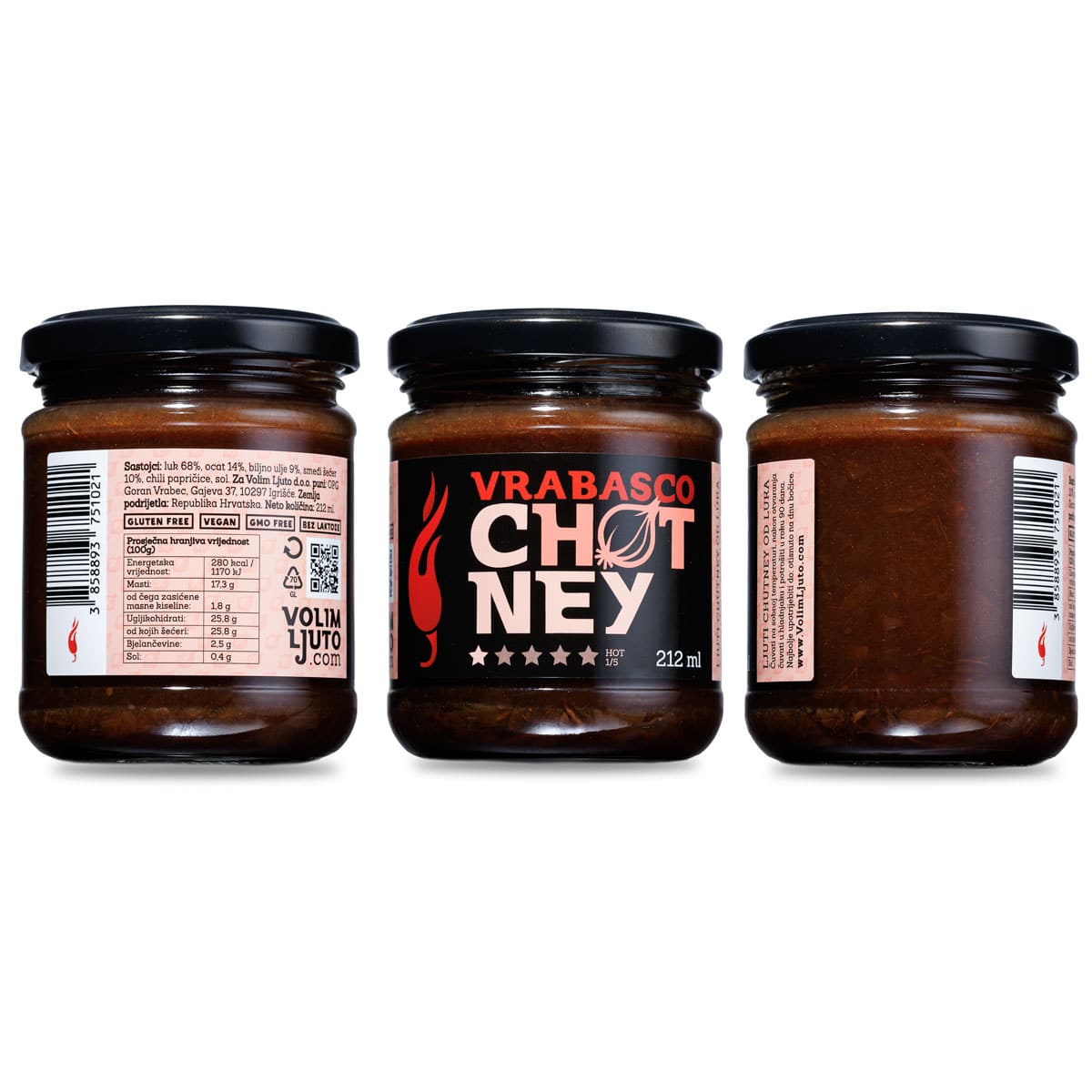 Vrabasco Chotney 212ml 4 Vrabasco Chotney 212ml