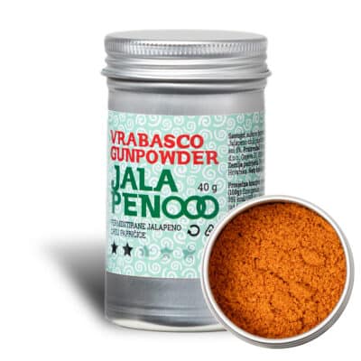 Vrabasco Gunpowder Jalapeno 40g - sušene Jalapeno chili papričice 7 Vrabasco Gunpowder Jalapeno 40g - sušene Jalapeno chili papričice