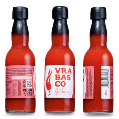 Umaci za kebab 13 Vrabasco Mild ljuti umak 100ml